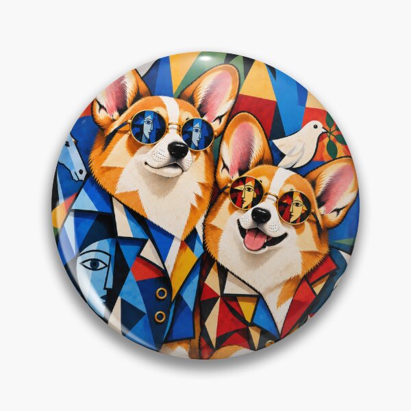 Item preview, Pair of corgis designed and sold by saranagliccuris.