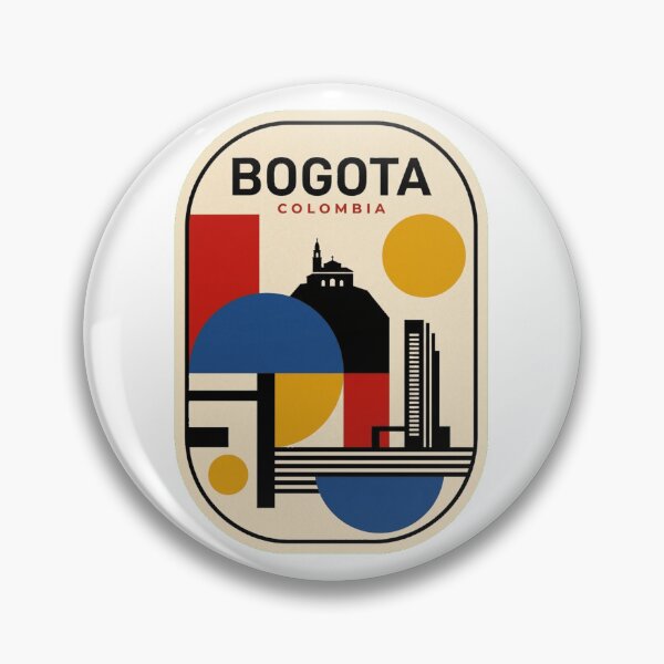 Item preview, Retro Bogota Bauhaus Geometric Skyline designed and sold by k3rstman1.