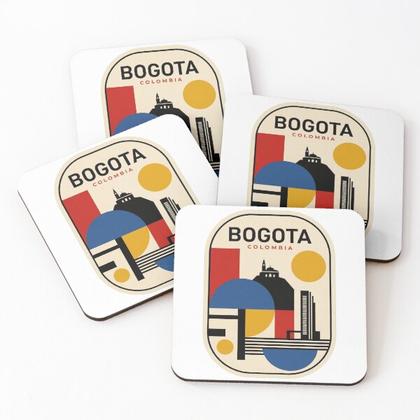 Item preview, Retro Bogota Bauhaus Geometric Skyline designed and sold by k3rstman1.