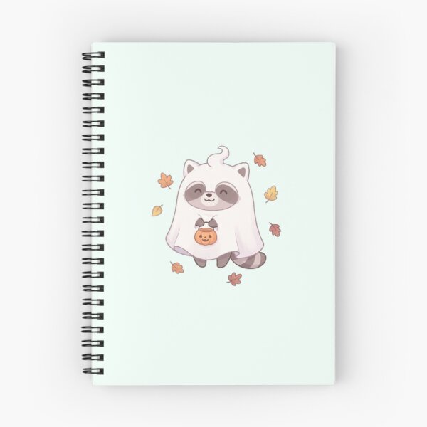 Item preview, Ghost Raccoon Halloween Pumpkin Cute designed and sold by Moon's Arts.