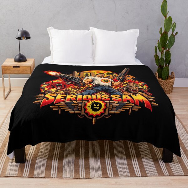 Item preview, Serious Sam Classic Retro FPS Monster Hunter designed and sold by Pandaburba.