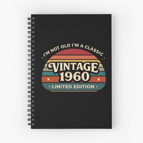 Item preview, Vintage 1960 Birthday Gift Classic 65th Birthday Retro designed and sold by designstoriesMK.