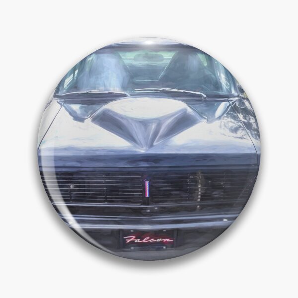 Item preview,  Ford Falcon Futura Sprint Black Muscle Car Art Side Profile designed and sold by RichFrancoCars.