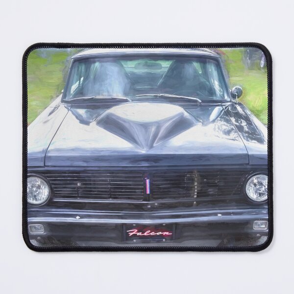 Item preview,  Ford Falcon Futura Sprint Black Muscle Car Art Side Profile designed and sold by RichFrancoCars.