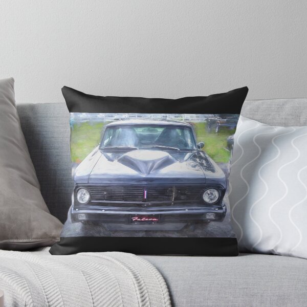 Item preview,  Ford Falcon Futura Sprint Black Muscle Car Art Side Profile designed and sold by RichFrancoCars.