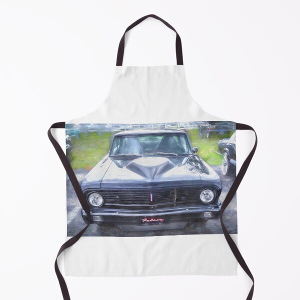Item preview, Ford Falcon Futura Sprint Black Muscle Car Art Side Profile designed and sold by RichFrancoCars.