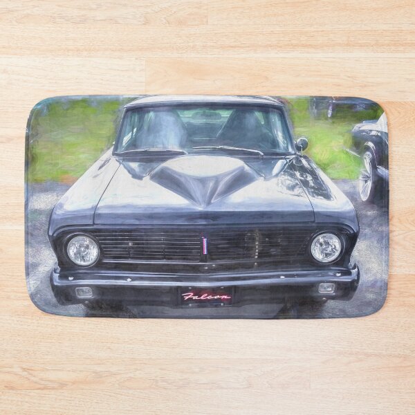 Item preview,  Ford Falcon Futura Sprint Black Muscle Car Art Side Profile designed and sold by RichFrancoCars.