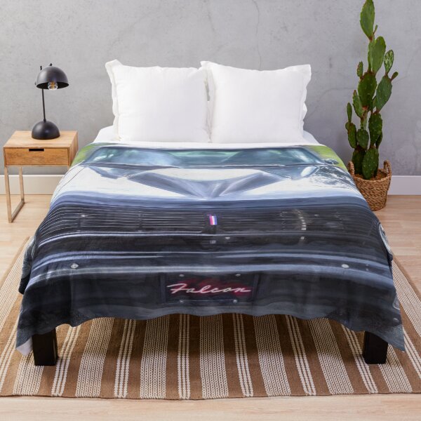 Item preview,  Ford Falcon Futura Sprint Black Muscle Car Art Side Profile designed and sold by RichFrancoCars.