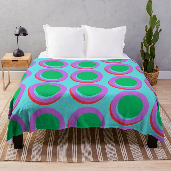 Item preview, Aqua Purple Green Red Big Circles designed and sold by Swish-Designs.