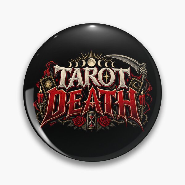 Item preview, Death Tarot Card Gothic Grim Reaper designed and sold by Pandaburba.