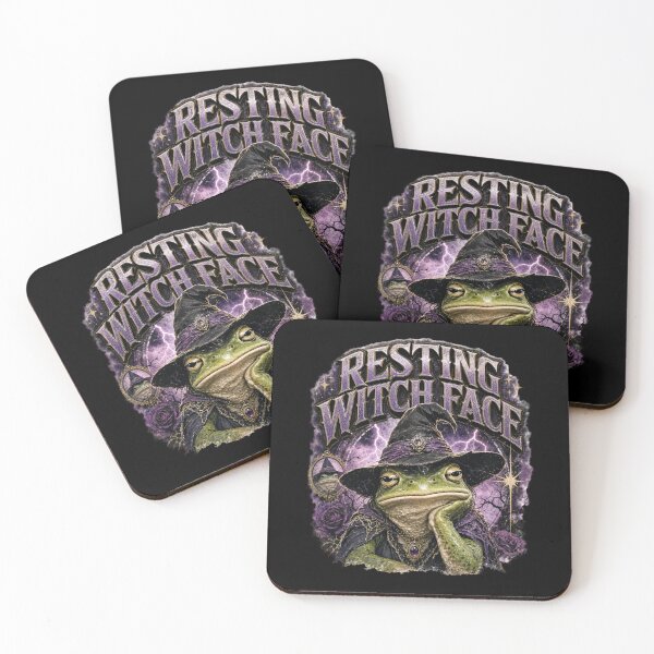 Item preview, Resting Witch Face Frog Roses T-Shirt | Funny Sarcastic Spooky Toad Purple Roses Lightning Digital Art Halloween Gift designed and sold by illeN-Art-World.