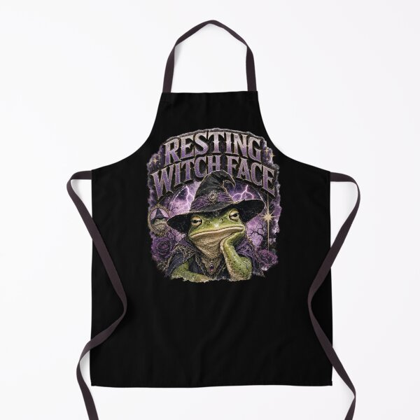 Item preview, Resting Witch Face Frog Roses T-Shirt | Funny Sarcastic Spooky Toad Purple Roses Lightning Digital Art Halloween Gift designed and sold by illeN-Art-World.