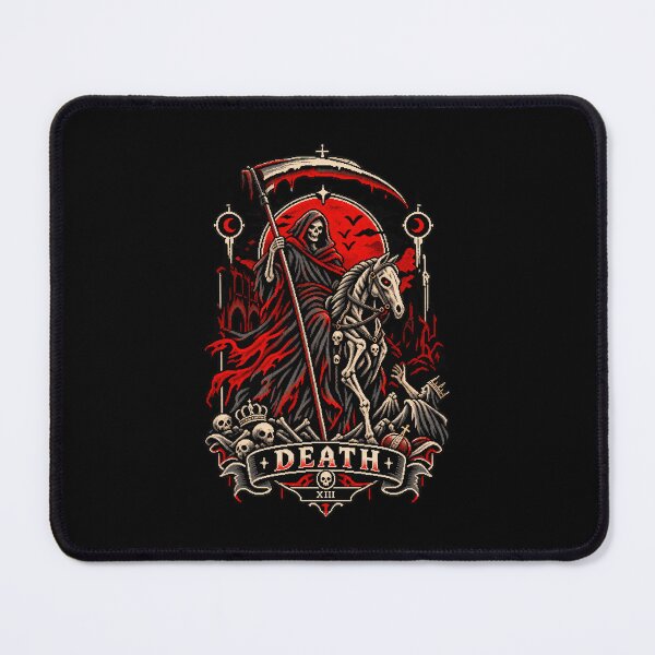 Item preview, Death XIII Tarot Card Grim Reaper Major Arcana designed and sold by Pandaburba.