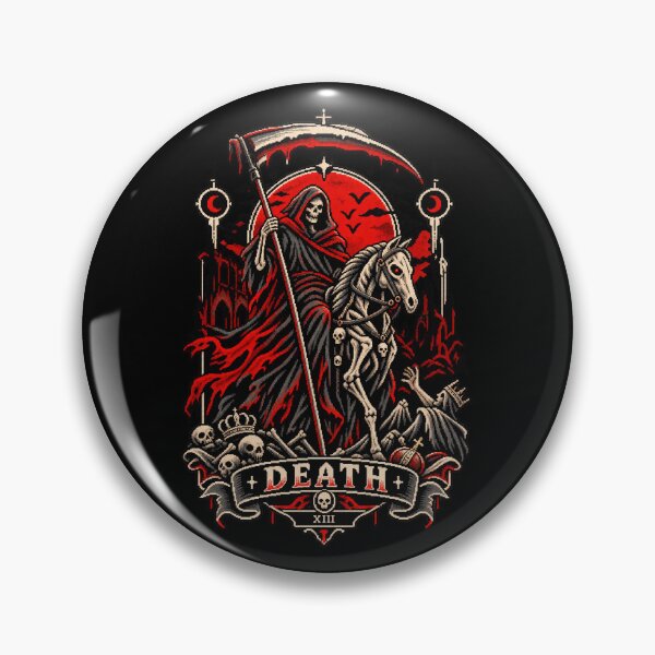 Item preview, Death XIII Tarot Card Grim Reaper Major Arcana designed and sold by Pandaburba.