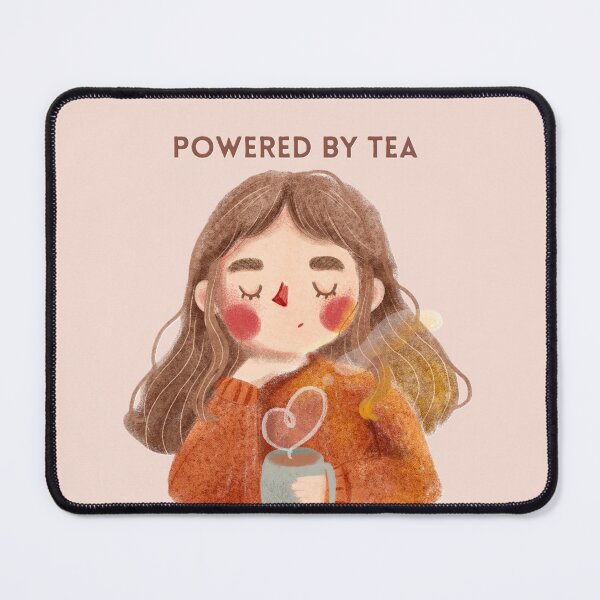 Item preview, Powered by tea designed and sold by creativityisfun.