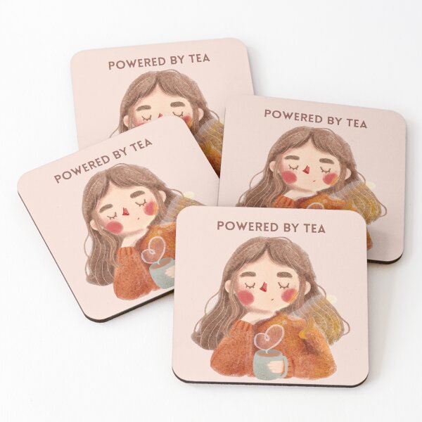 Item preview, Powered by tea designed and sold by creativityisfun.