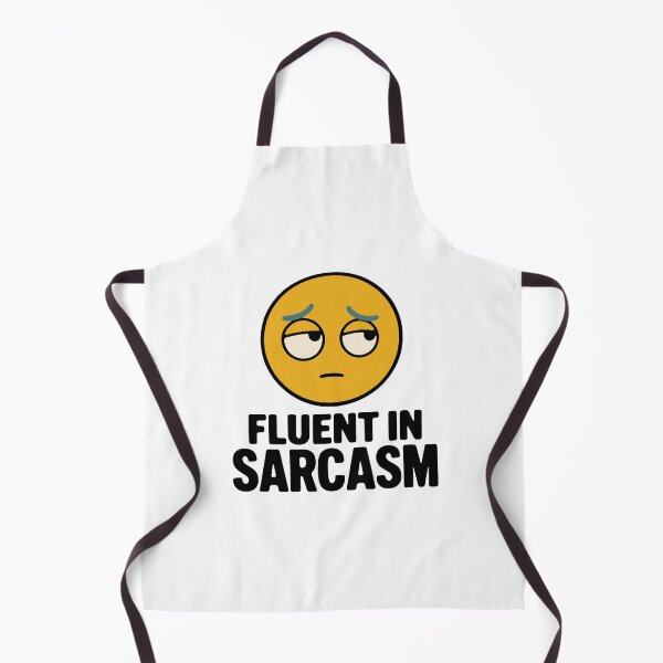 Item preview, Fluent in sarcasm - funny sarcastic eye roll humor gift designed and sold by GagShots.