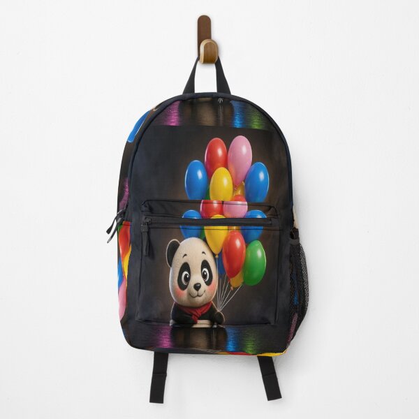 Item preview, Cute Chibi Panda with Colorful Balloons designed and sold by Breezes-of-Ida.