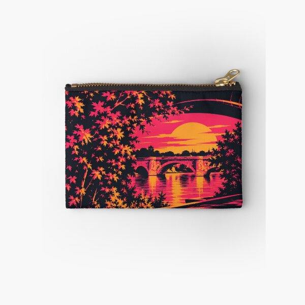 Item preview, Retro neon sunset bridge designed and sold by Axokris.