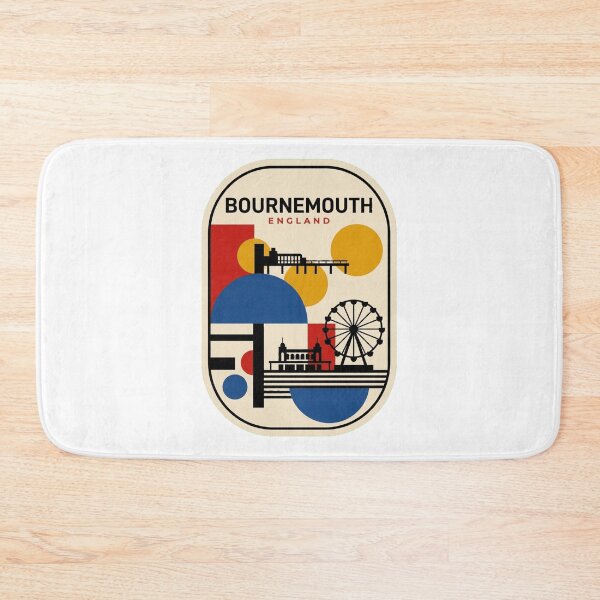 Item preview, Retro Bournemouth Bauhaus Geometric Skyline designed and sold by k3rstman1.