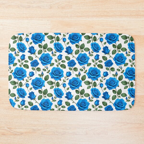 Item preview, roses grow on you, in blue designed and sold by TerenceLacey.