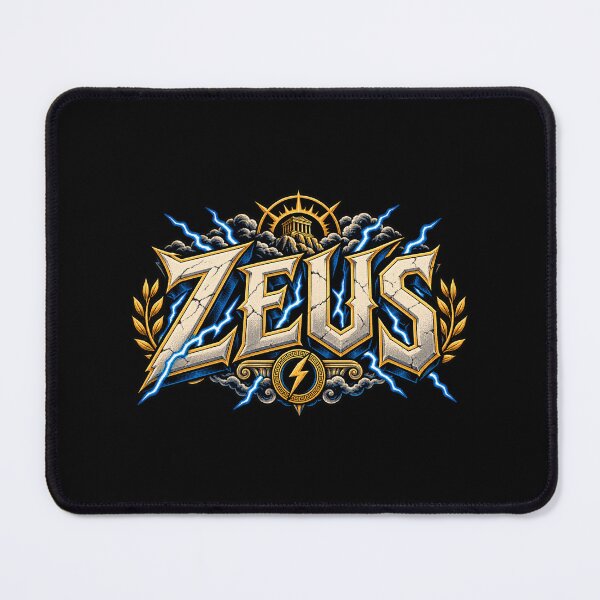 Item preview, Zeus Greek God of Thunder Lightning Mythology designed and sold by Pandaburba.