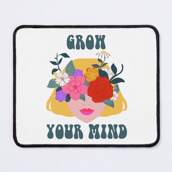 Item preview, Copy of Grow Your Mind – Floral Blonde Woman Botanical Self Growth Aesthetic designed and sold by ralucasrf.