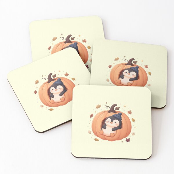Item preview, Cozy Pumpkin Penguin Halloween Cute designed and sold by Moon's Arts.