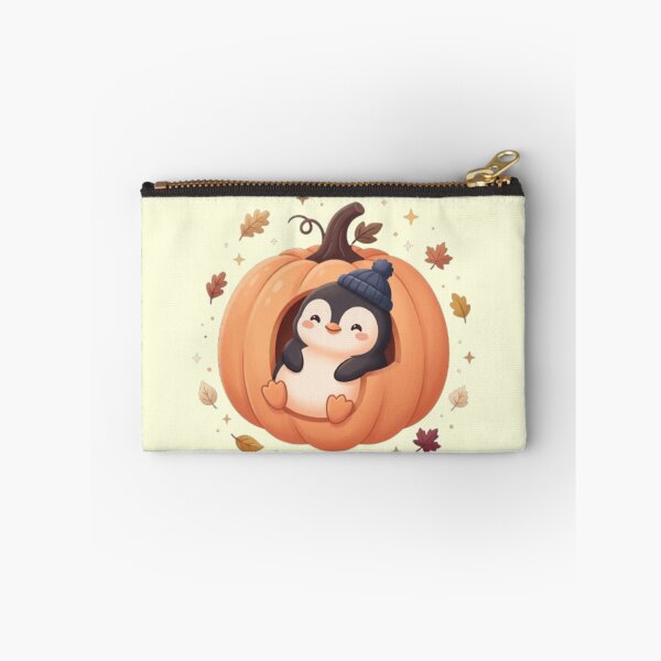 Item preview, Cozy Pumpkin Penguin Halloween Cute designed and sold by Moon's Arts.