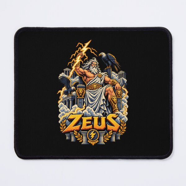 Item preview, Zeus King of Olympus Greek God of Lightning designed and sold by Pandaburba.