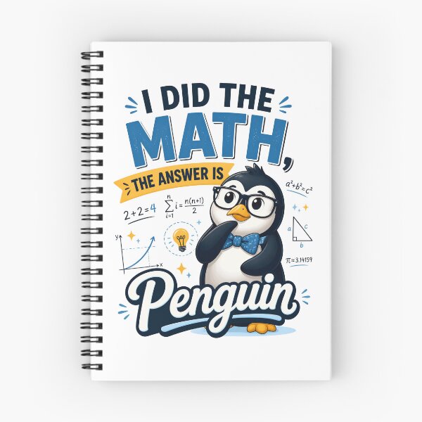 Item preview, I Did the Math The Answer Is Penguin Funny Math Design designed and sold by CalmDownZone ⭐️⭐️⭐️⭐️⭐️.