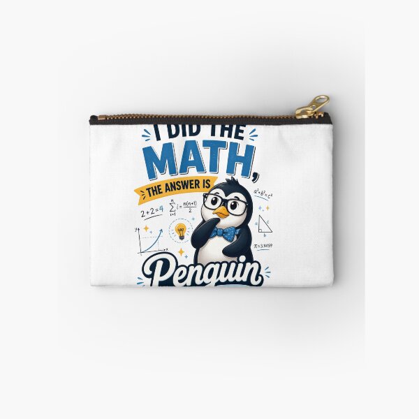 Item preview, I Did the Math The Answer Is Penguin Funny Math Design designed and sold by CalmDownZone ⭐️⭐️⭐️⭐️⭐️.