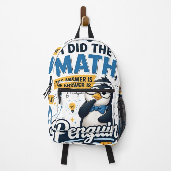 Item preview, I Did the Math The Answer Is Penguin Funny Math Design designed and sold by CalmDownZone ⭐️⭐️⭐️⭐️⭐️.