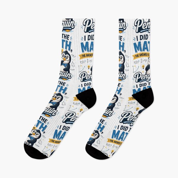 Item preview, I Did the Math The Answer Is Penguin Funny Math Design designed and sold by CalmDownZone ⭐️⭐️⭐️⭐️⭐️.