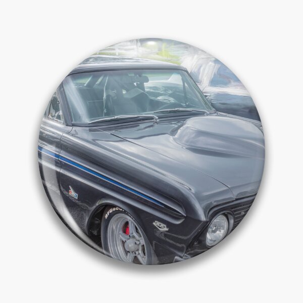 Item preview, Ford Falcon Futura Sprint Black Muscle Car Art Side Profile designed and sold by RichFrancoCars.