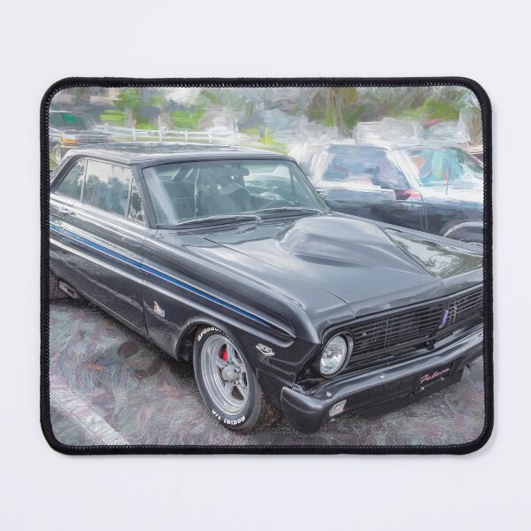 Item preview, Ford Falcon Futura Sprint Black Muscle Car Art Side Profile designed and sold by RichFrancoCars.