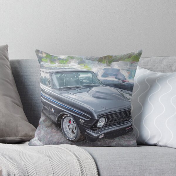 Item preview, Ford Falcon Futura Sprint Black Muscle Car Art Side Profile designed and sold by RichFrancoCars.