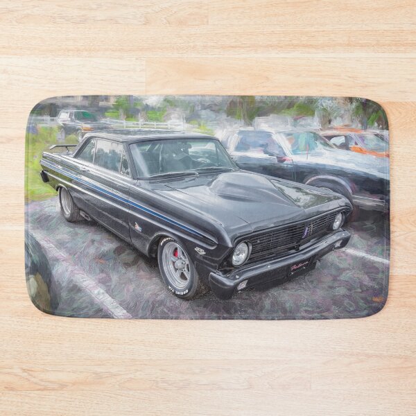 Item preview, Ford Falcon Futura Sprint Black Muscle Car Art Side Profile designed and sold by RichFrancoCars.