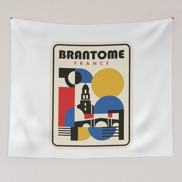 Item preview, Retro Brantome Bauhaus Geometric Skyline designed and sold by k3rstman1.