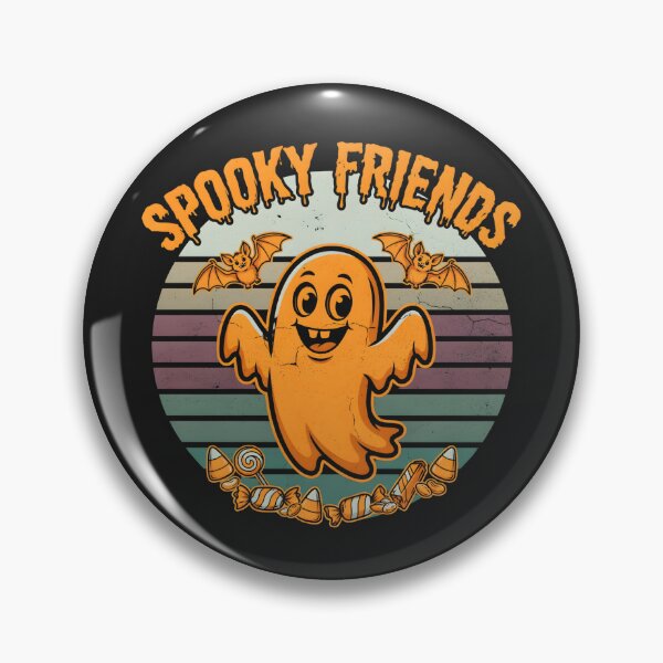 Item preview, Spooky Friends Cute Ghost Halloween Retro Vintage  designed and sold by dragonbol023.
