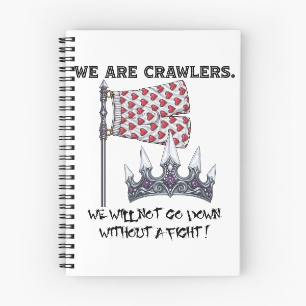 Item preview, We Are Crawlers – We Will Not Go Down Without a Fight designed and sold by Leslie Makes Art & Crafts.