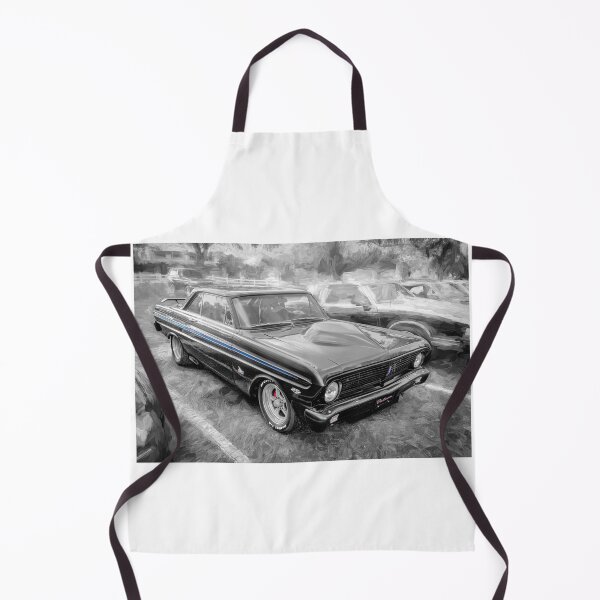 Item preview, Ford Falcon Futura Sprint Black Muscle Car Art Side Profile designed and sold by RichFrancoCars.