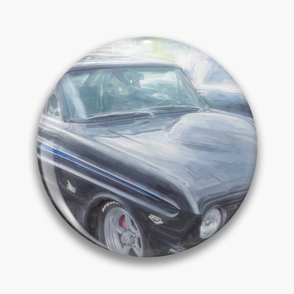 Item preview,  Ford Falcon Futura Sprint Black Muscle Car Art Side Profile designed and sold by RichFrancoCars.