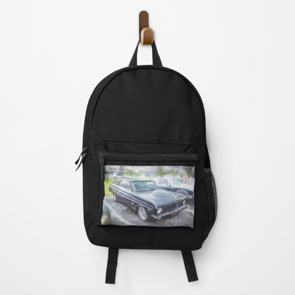 Item preview, Ford Falcon Futura Sprint Black Muscle Car Art Side Profile designed and sold by RichFrancoCars.