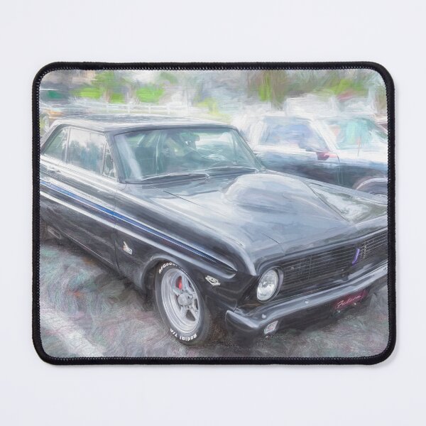 Item preview, Ford Falcon Futura Sprint Black Muscle Car Art Side Profile designed and sold by RichFrancoCars.