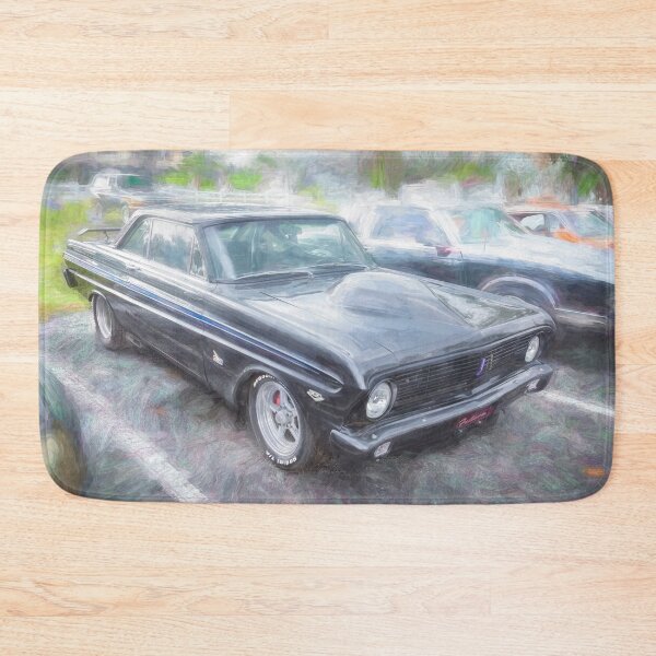 Item preview,  Ford Falcon Futura Sprint Black Muscle Car Art Side Profile designed and sold by RichFrancoCars.