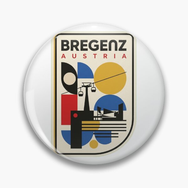 Item preview, Retro Bregenz Bauhaus Geometric Skyline designed and sold by k3rstman1.