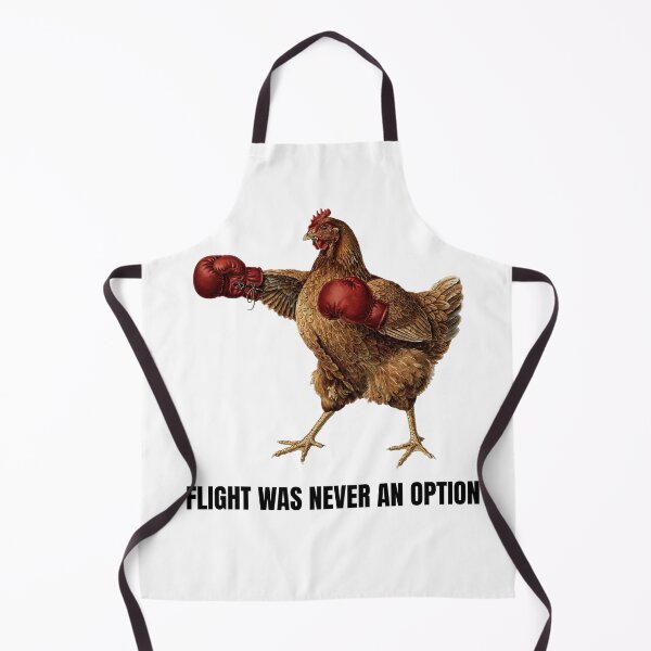 Item preview, Flight Was Never An Option - Funny Boxing Chicken - Flightless Bird Fighter designed and sold by Neurospicy Trolls.