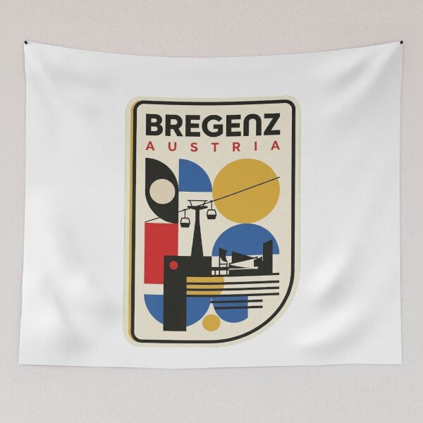 Item preview, Retro Bregenz Bauhaus Geometric Skyline designed and sold by k3rstman1.