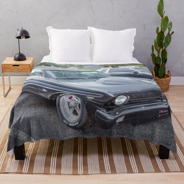 Item preview,  Ford Falcon Futura Sprint Black Muscle Car Art Side Profile designed and sold by RichFrancoCars.